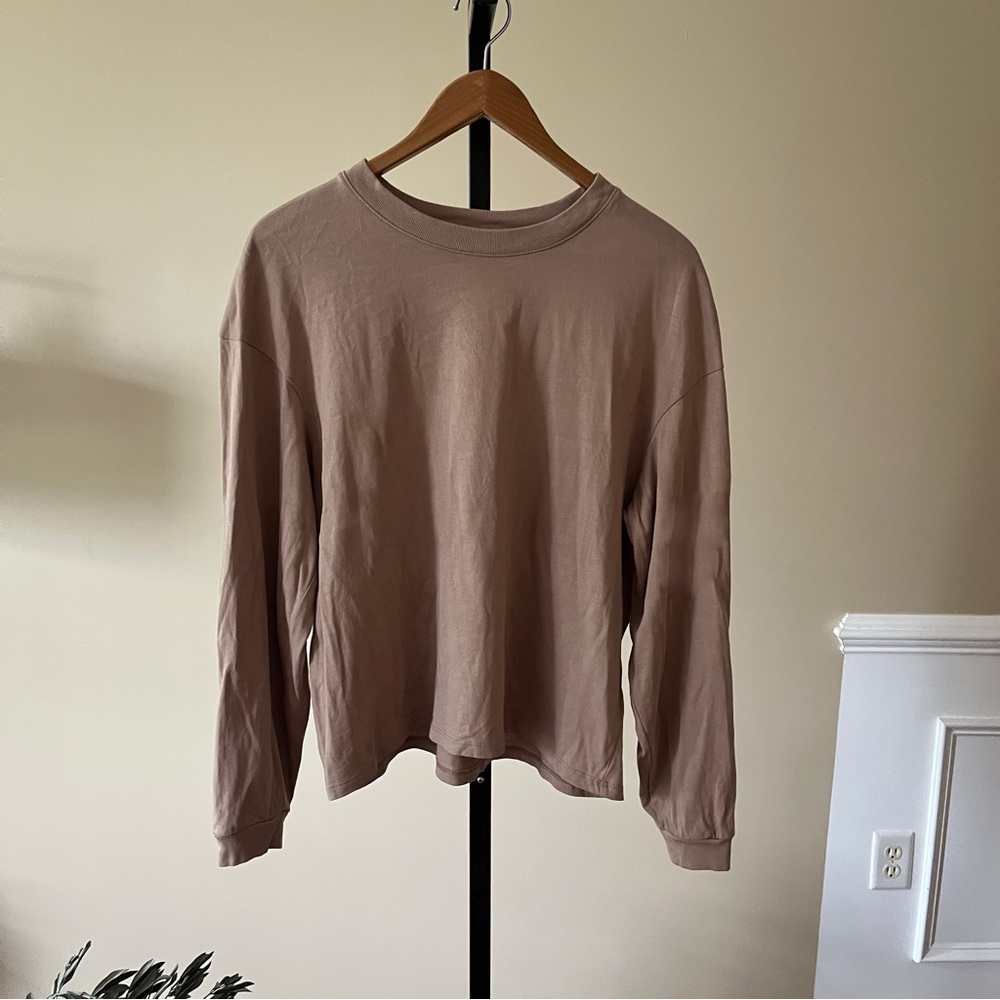 Madewell Soft Pink Long Sleeve Top